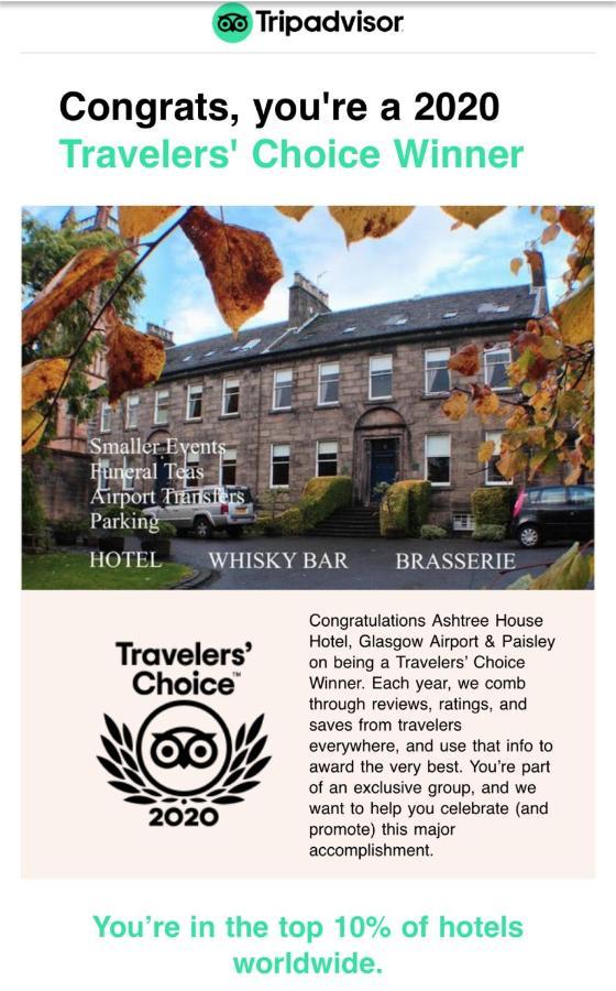 Ashtree House Hotel, Glasgow Airport & Paisley Esterno foto